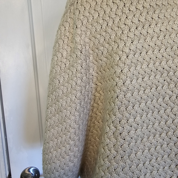 The Limited Cowl Neck Tan Short Sleeve Batwing Sweater Women's Size S - Picture 11 of 14